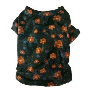 Floral Dog Shirt - Top Paw XXS Tiny Shirt W Roses Never Worn!